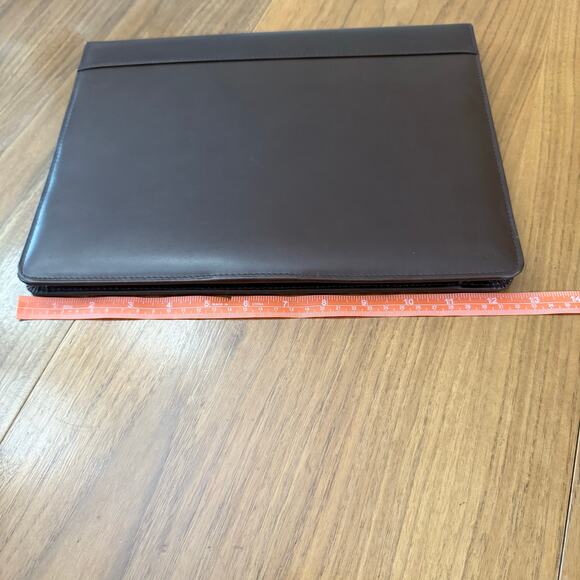 Franklin Covey Italian Leather Padfolio Brown Planner 12.75” x 9.5” - Picture 15 of 16